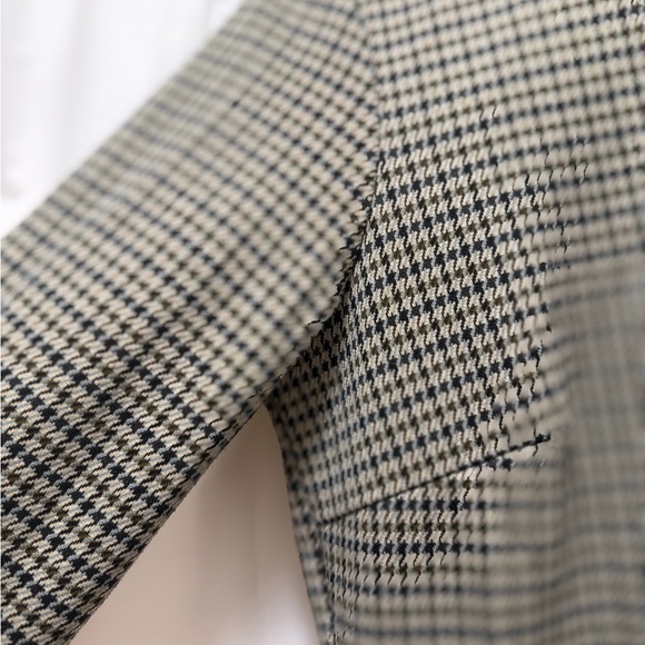 J. McLaughlin Black and White Houndstooth Long Sleeve Dress - Picture 7 of 8